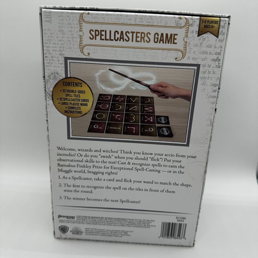 Harry Potter Spellcasters A Charade Game With A Magical Spin Wand Kid Toy 6+ - Picture 10 of 12